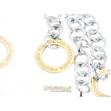 PIANEGONDA orecchini argento e oro 18kt Gold Charm referenza OA050406 new 